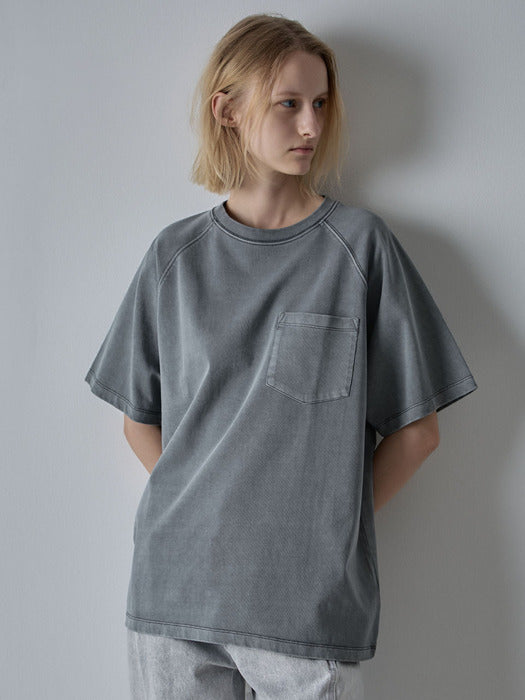 Facade Pattern Pigment Raglan T-shirt