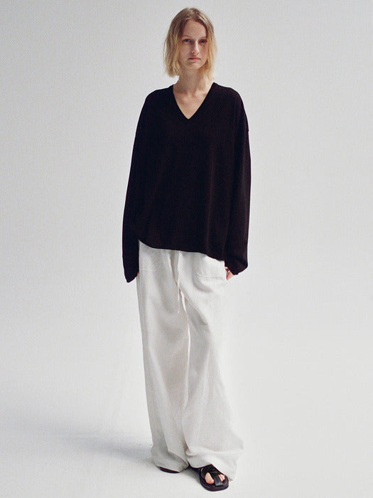 Facade Pattern Knitwear - black