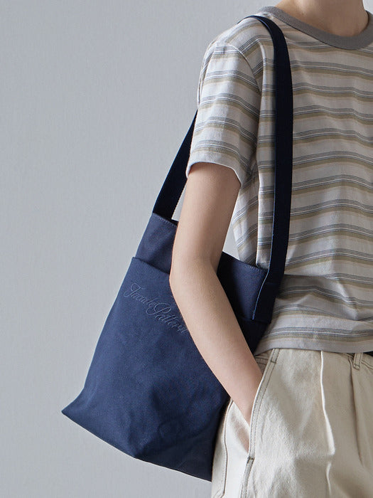 Facade Pattern Canvas Shepherd Bag