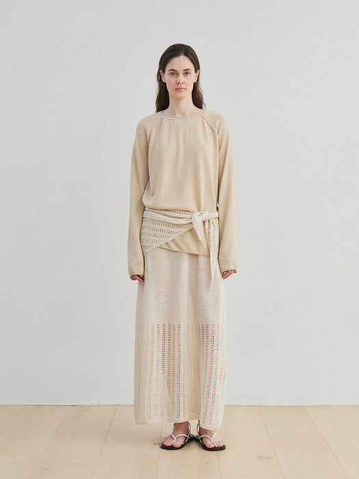 [moia] carpel scarf (natural)