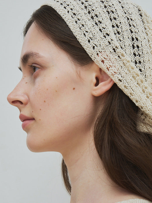 [moia] carpel scarf (natural)