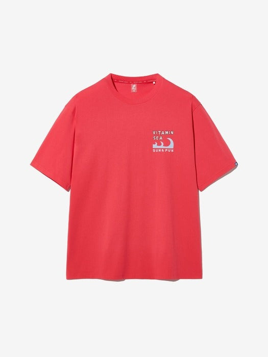 Summer Graphic T-Shirt_FS2RSH2403X_RED