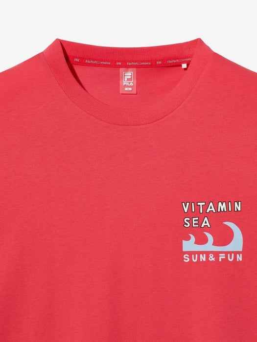 Summer Graphic T-Shirt_FS2RSH2403X_RED