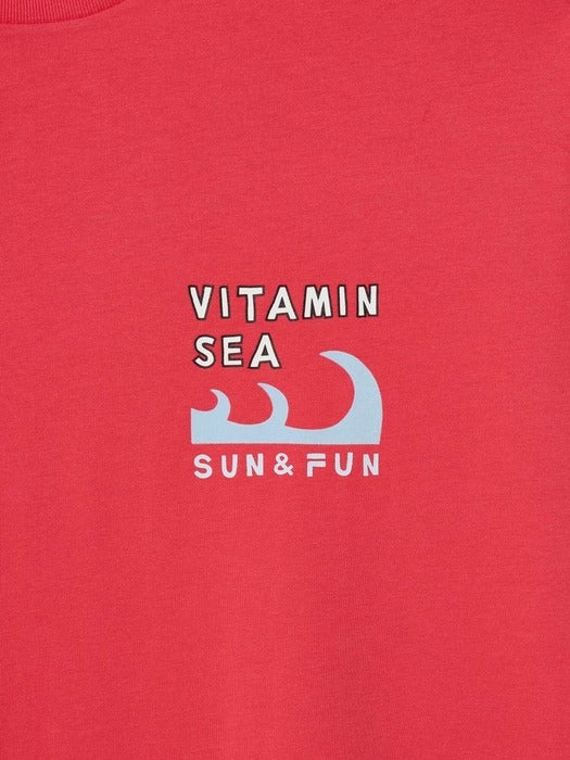 Summer Graphic T-Shirt_FS2RSH2403X_RED