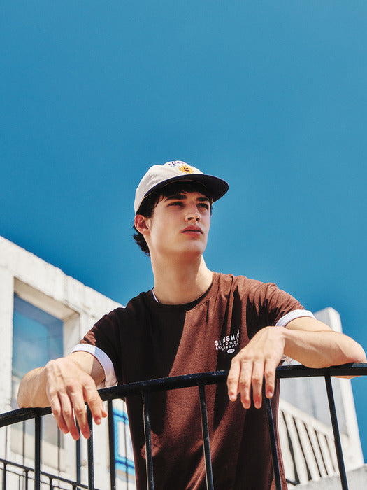 Polyspan Summer Graphic T-Shirt_FS2RSH2405X_BRN