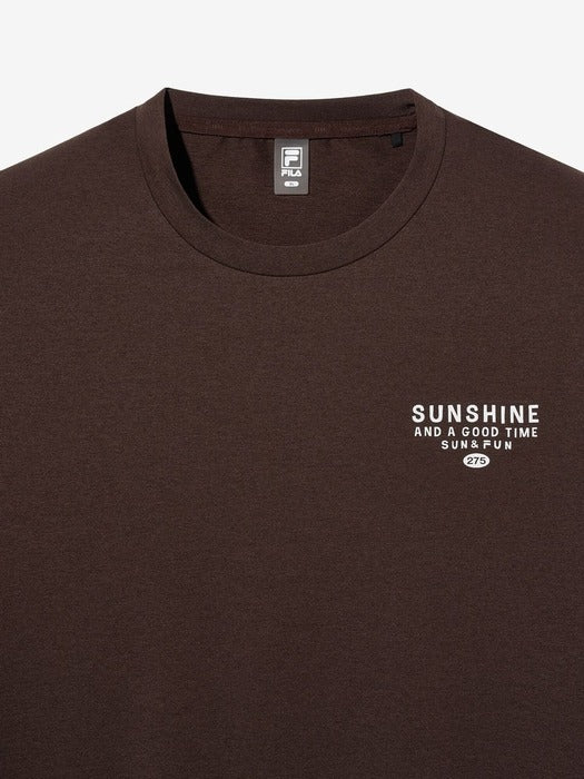 Polyspan Summer Graphic T-Shirt_FS2RSH2405X_BRN