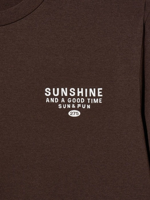 Polyspan Summer Graphic T-Shirt_FS2RSH2405X_BRN