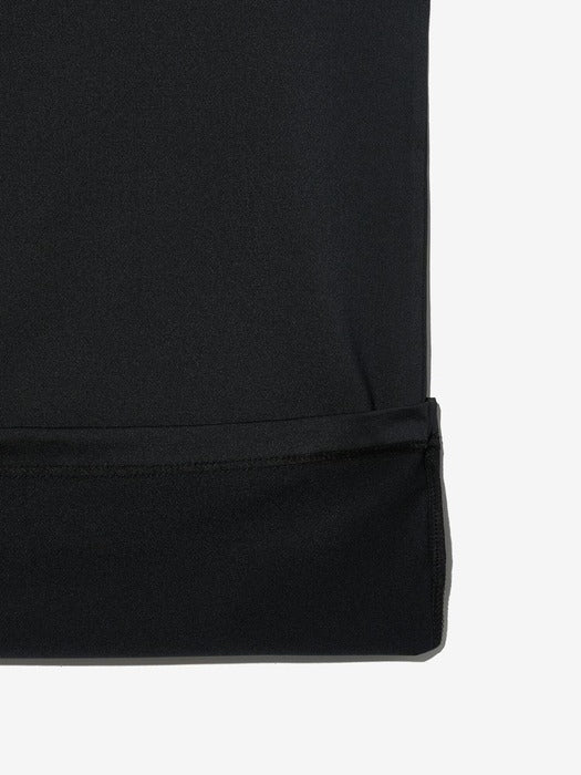 Polyspan Summer Graphic Sleeveless T-Shirt_FS2RSH2406X_BLK