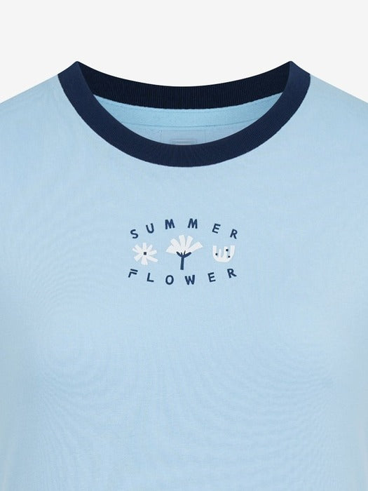 Slim Fit Summer Graphic T-Shirt_FS2RSH2458F_LBU