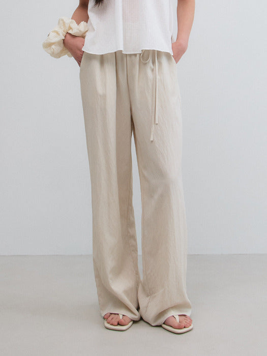 [Mango Maniplease] Sorr Banding PANTS_2COLORS