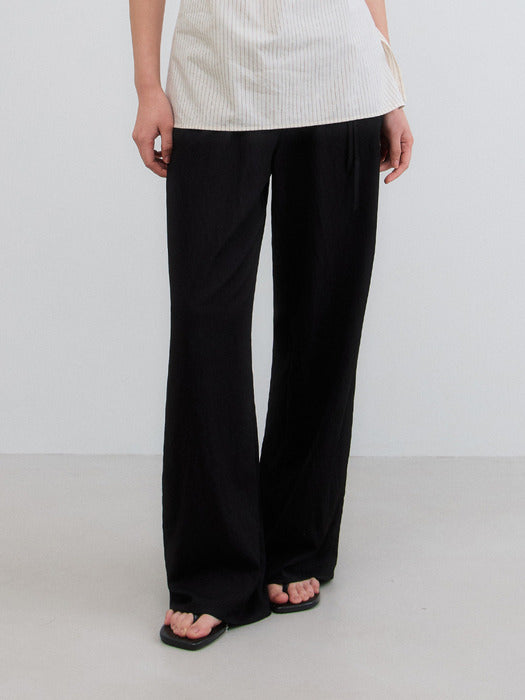 [Mango Maniplease] Sorr Banding PANTS_2COLORS