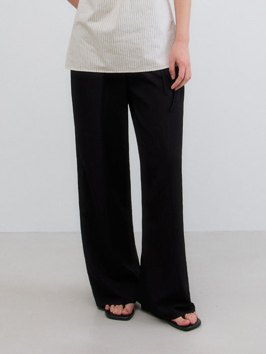 [Mango Maniplease] Sorr Banding PANTS_2COLORS