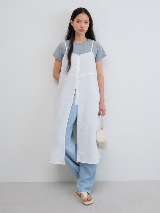 [Mango Maniplease] Pure Layered One PIECE_WHITE