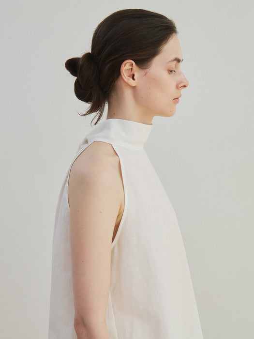 [moia] halter scarf blouse (ivory)