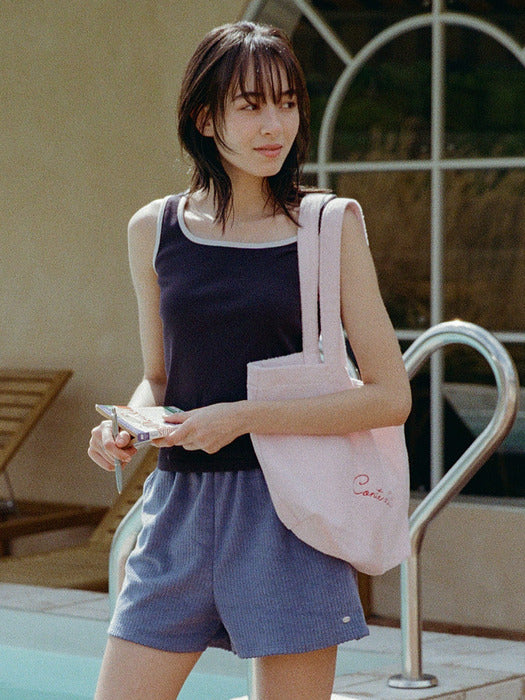 Mango Maniplease Vonny Edge Sleeveless Navy