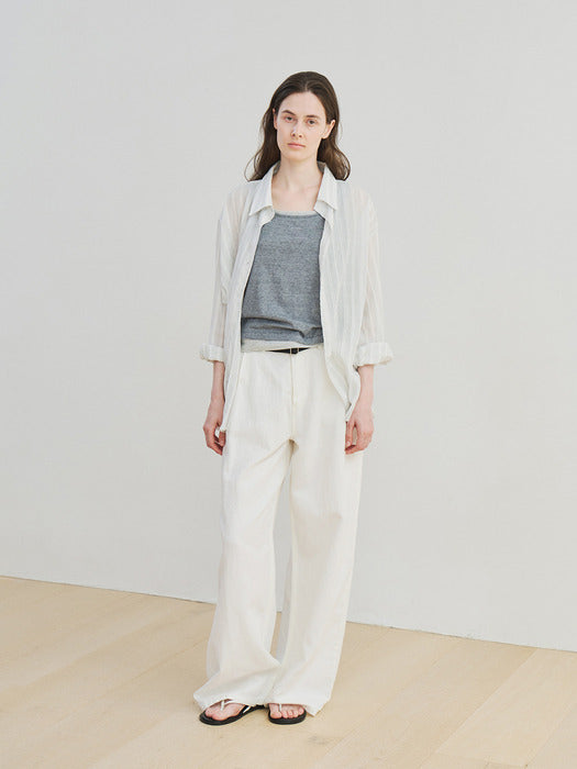 Moia sheer ST shirt (white)