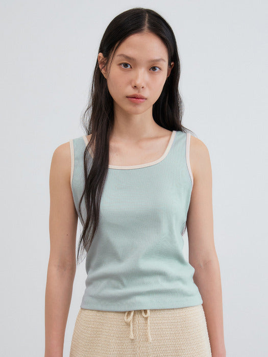 Mango Maniplease Vonny Edge Sleeveless Mint