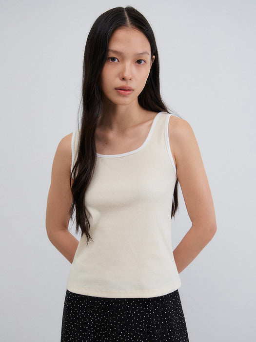Mango Maniplease Vonny Edge Sleeveless Cream Yellow