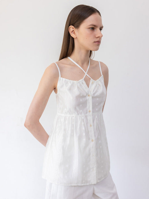 Loeuvre Lace Sleeveless Blouse