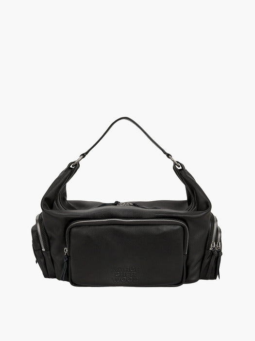 [MARGESHERWOOD] CITY HOBO EW_black plain