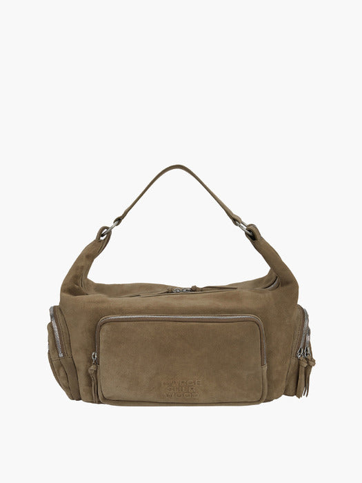 [MARGESHERWOOD] CITY HOBO EW_cappuccino suede