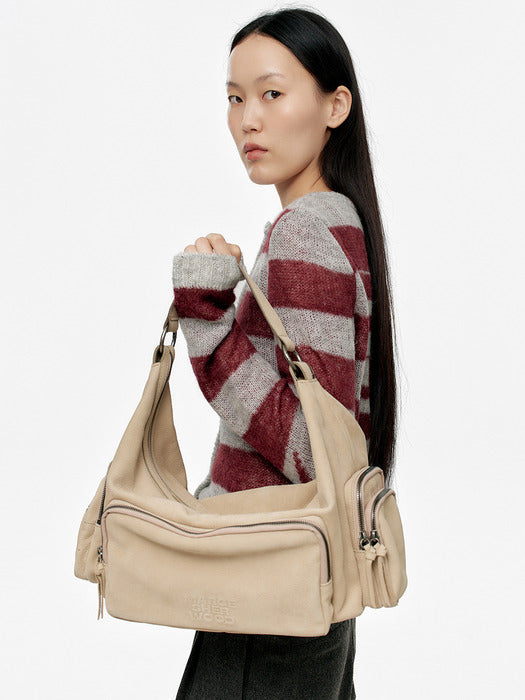 Margesherwood City Hobo EW nude nubuck