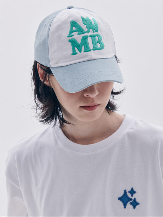 [ambler] AMB cat Ball Cap AH601 (Blue)