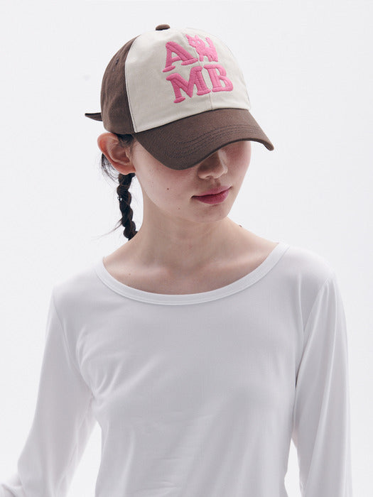 [ambler] AMB cat Ball Cap AH601 (Brown)