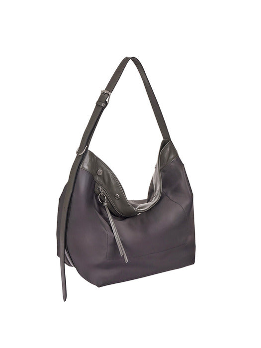 Perfec Button Up Light Hobo L (퍼펙 버튼 업 라이트 호보 라지)_2colors