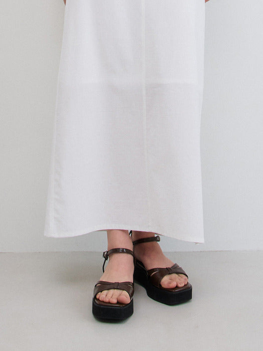 Mango Maniplease Chabby Sandals Brown