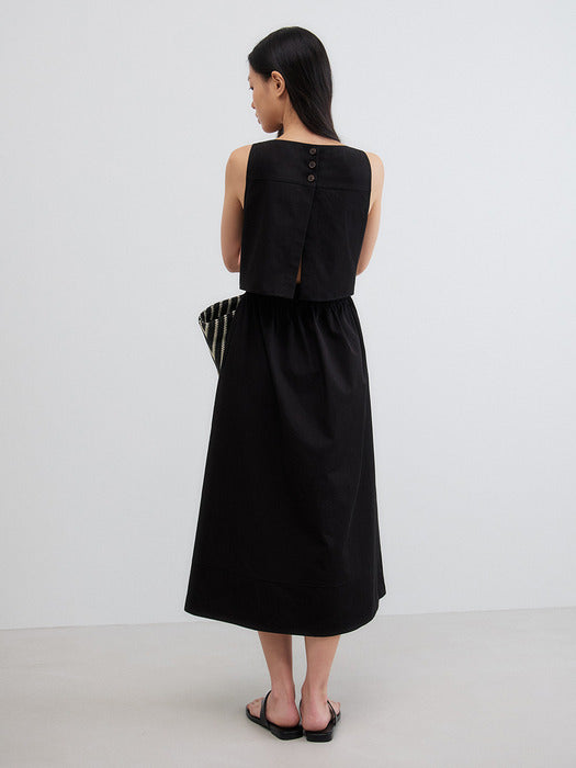 Mango Maniplease Luana Cut Out One Piece Black