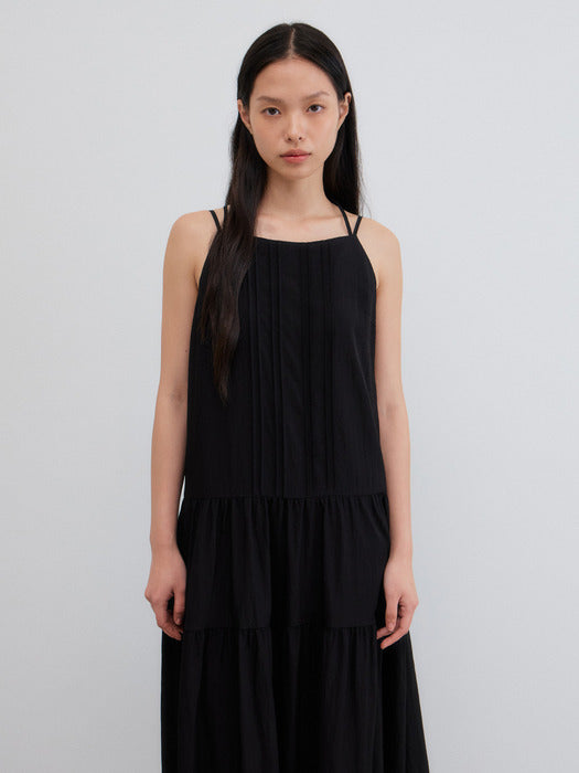 Mango Maniplease Loha String One Piece Black