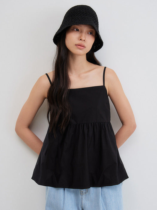 Mango Maniplease Yony Sleeveless Blouse Black