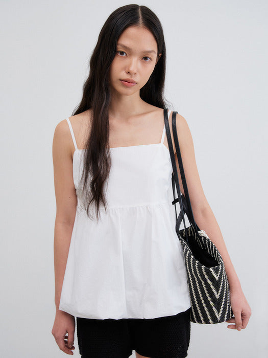 Mango Maniplease Yony Sleeveless Blouse Pure Ivory