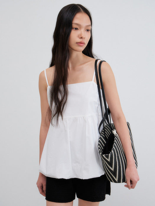 Mango Maniplease Yony Sleeveless Blouse Pure Ivory
