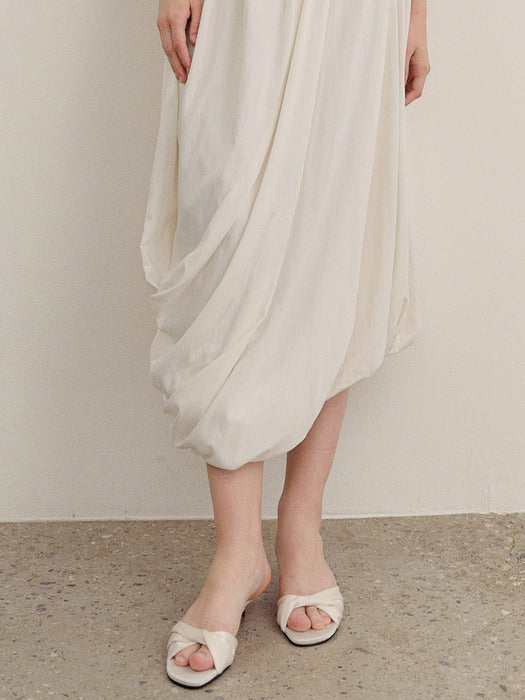 [Kindersalmon] Luva Satin Sandal Crema