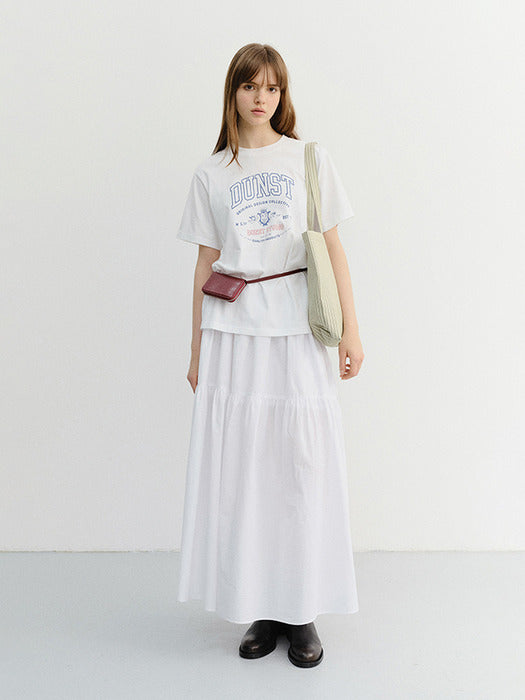 Dunst Unisex Cupid Arch Logo T-Shirt Off White