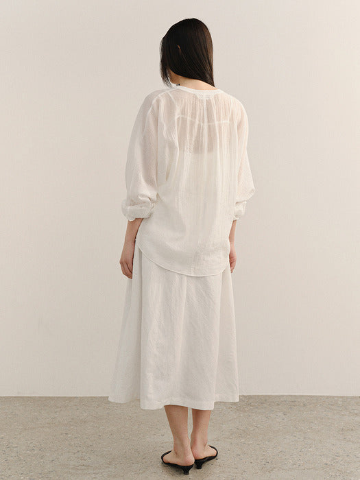 Kindersalmon Natacha Skirt Porcelain