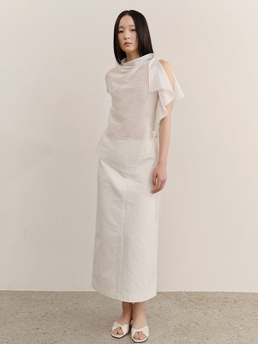 Kindersalmon Delphine Blouse White