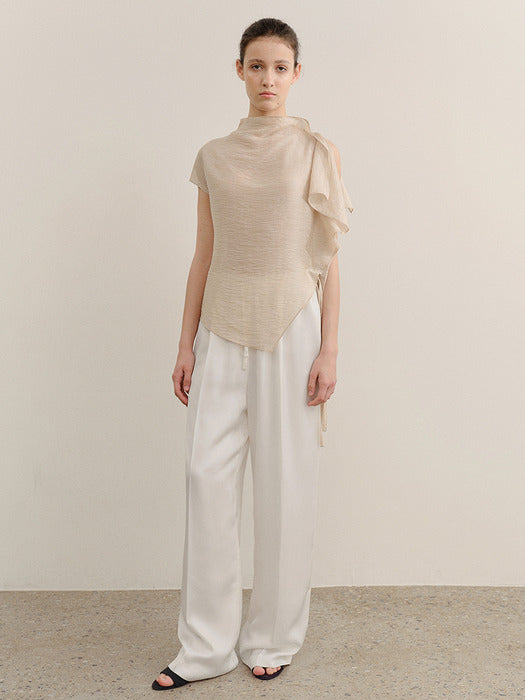Kindersalmon Delphine Trouser Soft Cream-Glow