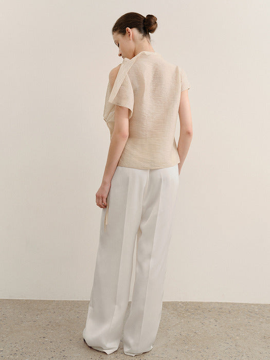 Kindersalmon Delphine Trouser Soft Cream-Glow