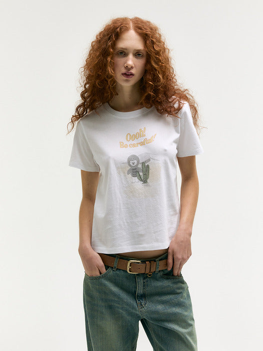 Margesherwood Kaa Desert T-Shirt white