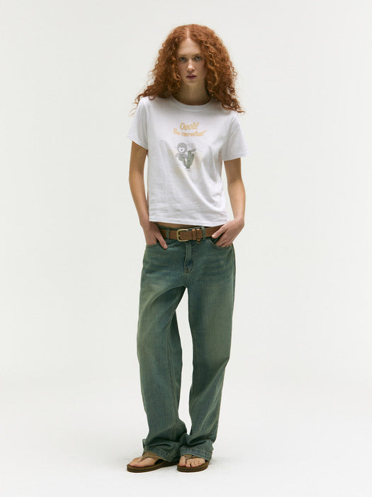 Margesherwood Kaa Desert T-Shirt white