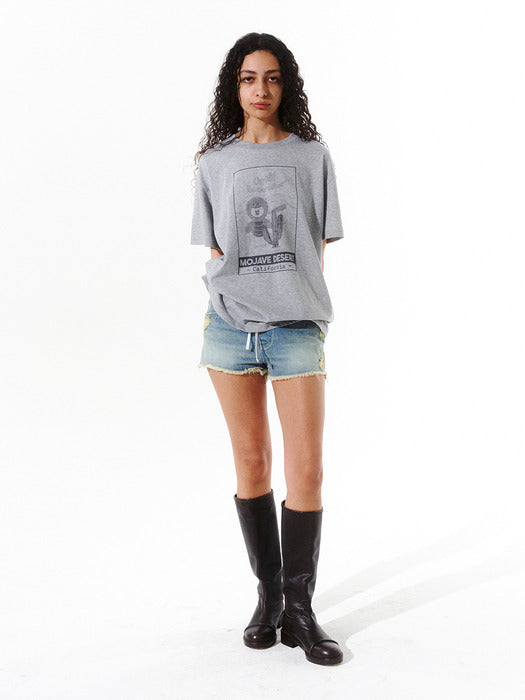 CALIFORNIA KAA T-SHIRT_melange grey