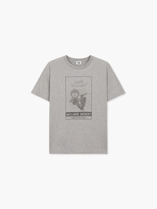 CALIFORNIA KAA T-SHIRT_melange grey