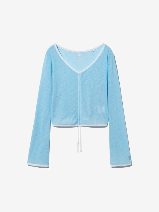 Mesh Shirred Cover-Up_FS2RLH2453F_LBU