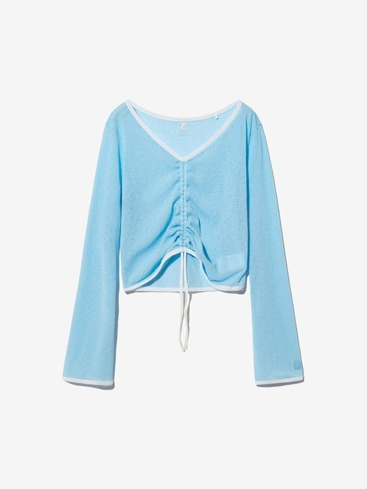 Mesh Shirred Cover-Up_FS2RLH2453F_LBU