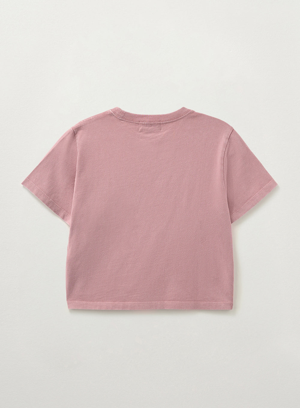 [satur] (W) Arch Logo Pigment Washed T-shirt - Pink