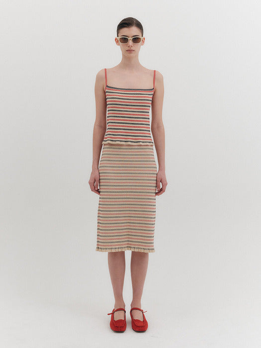 Eenk Ribbed Knitwear Skirt - 2 Colors