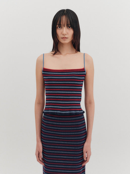 Eenk [1st Reorder] [K] Ribbed Sleeveless Knitwear - 2 Colors
